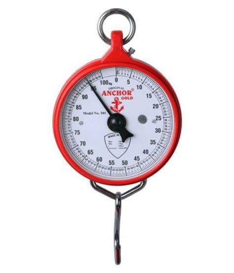 Anchor Analog Kitchen Weighing Scales Weighing Capacity - 100 Kg: Buy ...