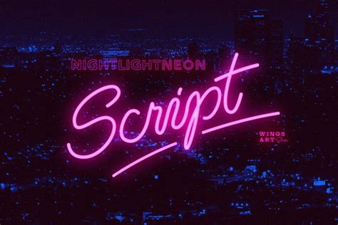 15 Best Neon Fonts | Design Inspiration