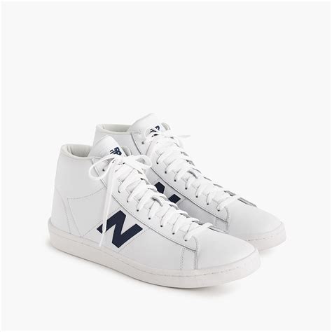 New Balance 891 Leather High-top Sneakers in White for Men - Lyst