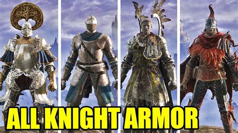 Elden Ring - All Knight Armor Complete Set Showcase - YouTube