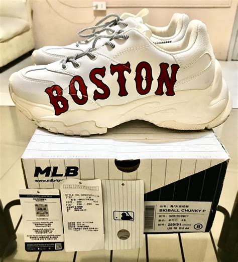 Boston MLB Shoes, Men's Fashion, Footwear, Sneakers on Carousell