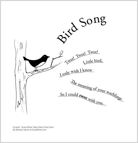 ‘Bird Song’ Poem – Barbara Vance Official Website | Storytelling ...