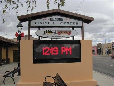 Visitors Center - Benson, AZ - Time and Temperature Signs on Waymarking.com