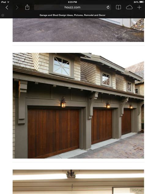 Support beams | Garage door styles, Garage doors, Garage door trim