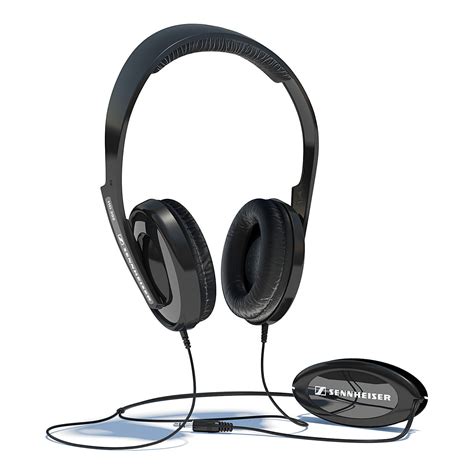 Sennheiser HD 202 3D Model .max .obj .3ds .fbx .lwo .lw .lws - CGTrader.com