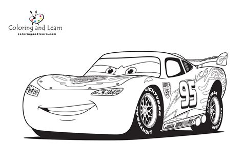 Lightning Mcqueen Coloring Pages (FREE) (2025) - Coloring and Learn