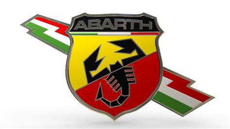 Abarth logo 5 3D model | CGTrader