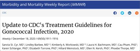 Doxycycline vs Azithromycin: Think Twice About the 2020 CDC Guideline ...