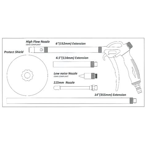 8PC AIR BLOW GUN KIT - CHAIN ENTERPRISES CO., LTD