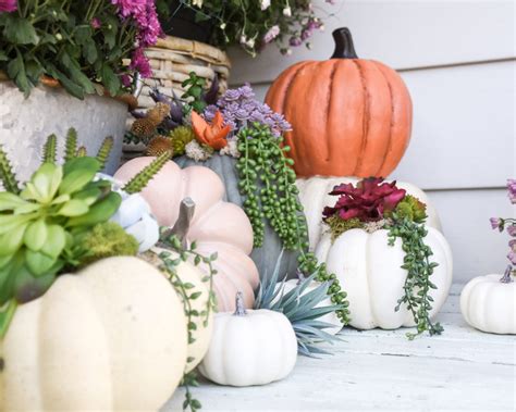 Mums and Pumpkins Fall Porch | Start at Home Decor