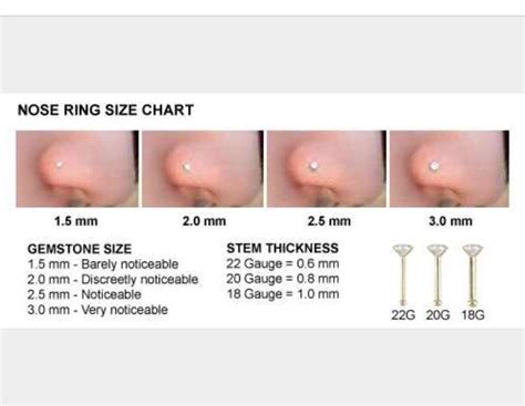 Nose Ring Sizes: A Quick Guide to Choosing Nose Rings Right Now | Boelry