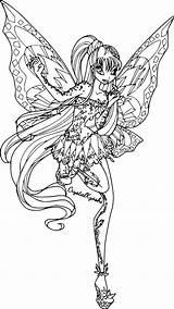Winx Club Coloring Pages Printable sketch template