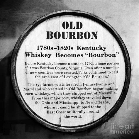 Kentucky Bourbon History Photograph by Mel Steinhauer - Fine Art America
