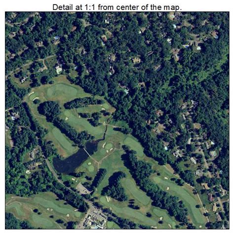 Aerial Photography Map of Longmeadow, MA Massachusetts