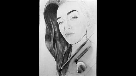 Fast drawing portrait speed draw #1 - YouTube