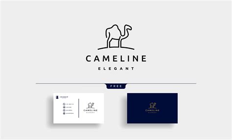 camel Monoline Logo vector design illustration 2494451 Vector Art at ...