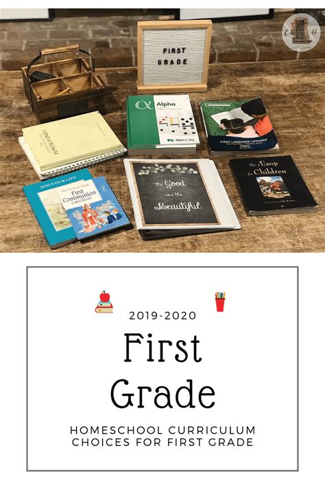 First Grade Curriculum Choices for 2019-2020 - Catholic Homebody