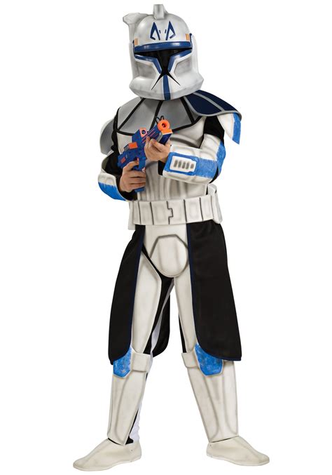 Deluxe Child Blue Clone Trooper Rex Costume - Kids Star Wars Halloween