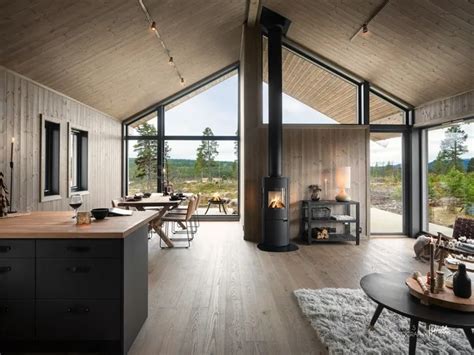 Modern Norwegian cabin - Cozy & Comfy | Modern barn house, Modern cabin ...