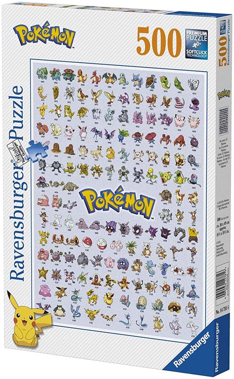 Ravensburger Pokemon – the first 151! 500 Piece Puzzle – The Puzzle ...