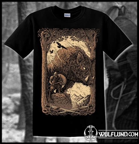 WILD BOAR SPIRIT, T-Shirt, Naav - wulflund.com