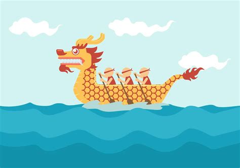 Dragon Boat Festival Icon - Dragon Boat Drawing at GetDrawings | Free ...