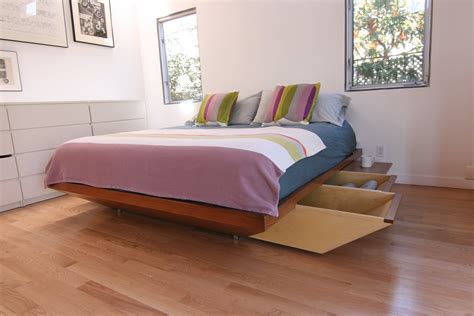 Slide out storage built into the bed frame | The Hull Bed is… | Flickr