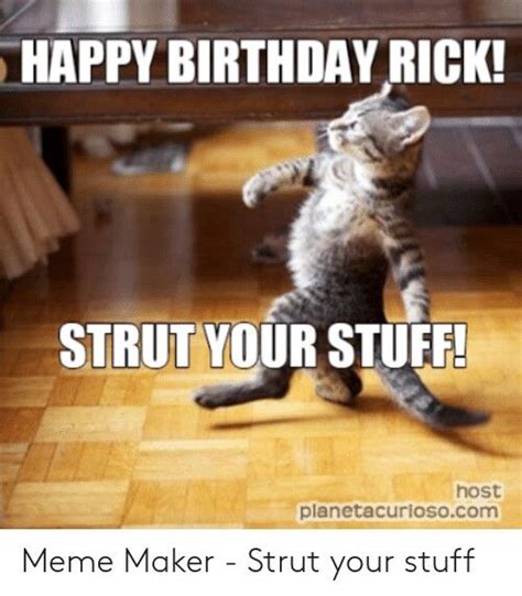 🅱️ 25+ Best Memes About Happy Birthday Rick Meme | Happy ... | Birthday meme, Memes, Best memes