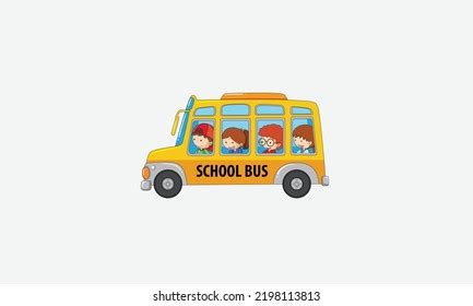 School Bus Vector Logo Design Stock Vector (Royalty Free) 2198113813 | Shutterstock