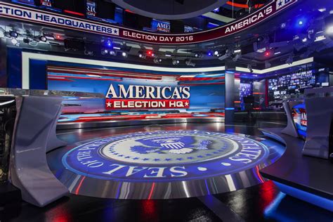 Fox News Studio F Broadcast Set Design Gallery