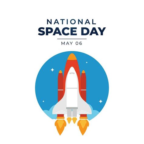 vector graphic of national space day good for national space day ...