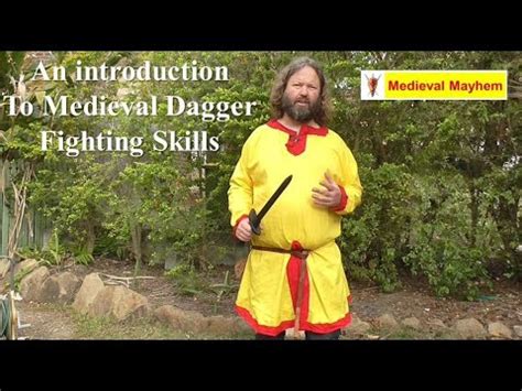 Medieval Dagger Fighting Techniques (An Introduction) - YouTube