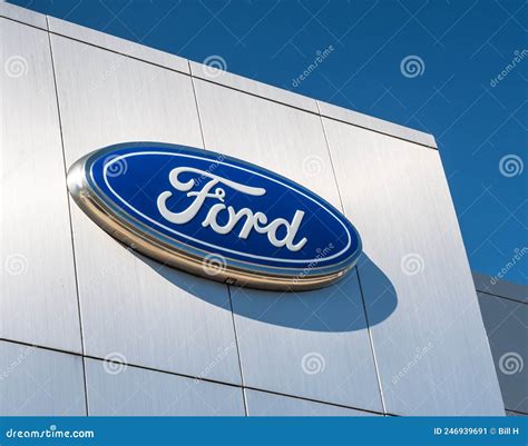 Ford Logo Editorial Illustrative On White Background | CartoonDealer ...