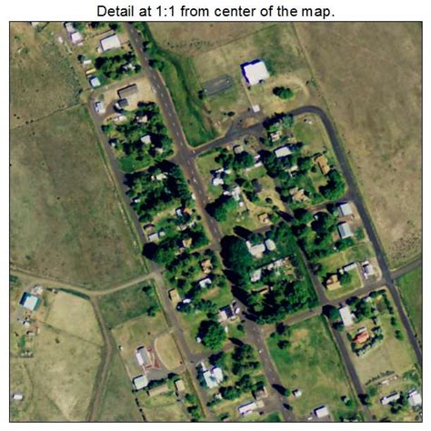 Aerial Photography Map of Antelope, OR Oregon