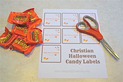 Print Out These Free Christian Halloween Candy Labels!