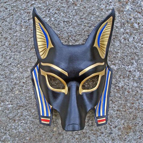 Egyptian Jackal Mask Anubis...handmade leather mask