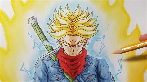 Drawing Kid Trunks Super Saiyan Youtube