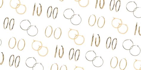 8 Best Gold Hoop Earrings - Cute Yellow Gold Hoops
