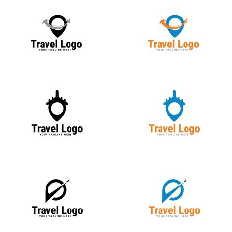 Travel point logo design template. travel agency and tour guide ...