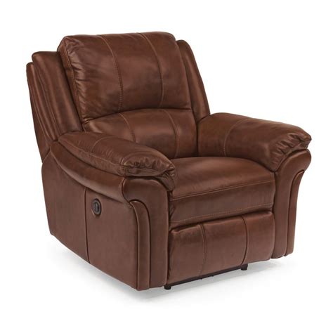 Reddish-brown Recliner | Leather sofa, Red sofa, Red leather couches