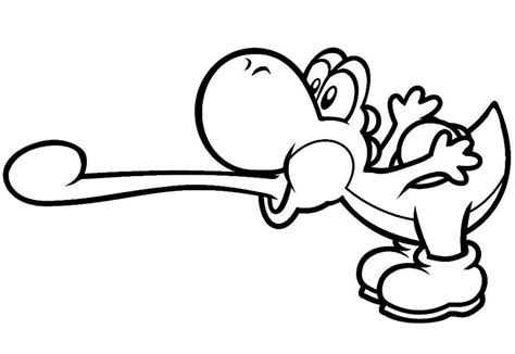 Yoshi Coloring Pages For Kids