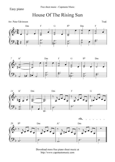 131 best Free Piano Sheet Music images on Pinterest | Cabinets ...