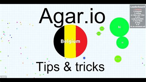 [NL] Agar.io - Tips en Tricks - YouTube