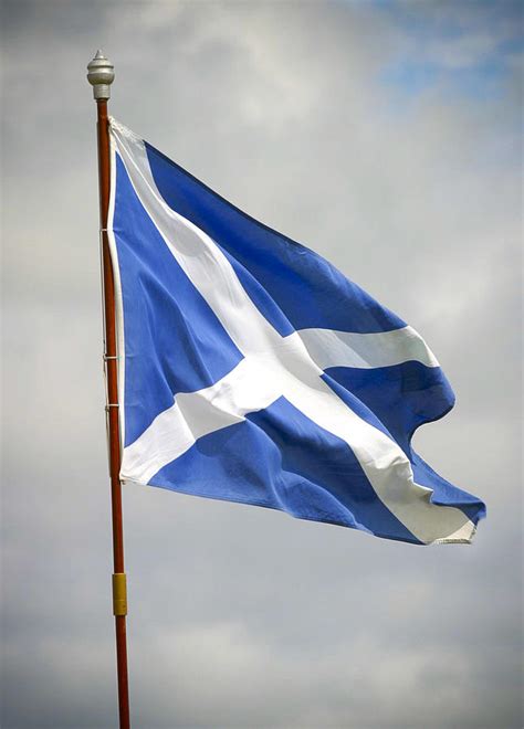 St Andrews Saltire Scottish flag Photograph by Alan Oliver - Fine Art America