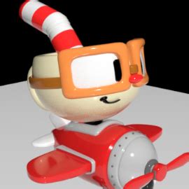 Cuphead plane 3d by Jimboss on Newgrounds