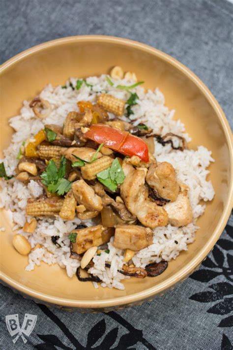 Peanutty Rice with Crispy Fried Shallots » Big Flavors from a Tiny Kitchen