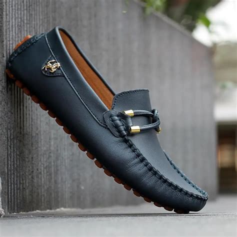 2015-Sale-black-genuine-leather-loafers-mens-fashion-boat-shoes-fashion ...