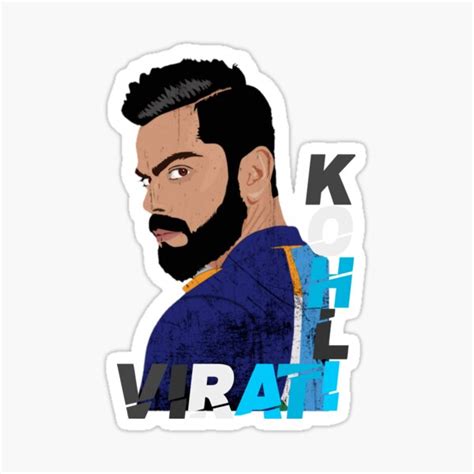 "Virat Kohli" Sticker for Sale by Vlaki | Redbubble