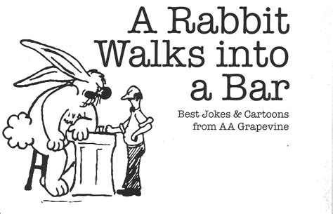 A Rabbit Walks Into a Bar | AA Humor | My 12 Step Store