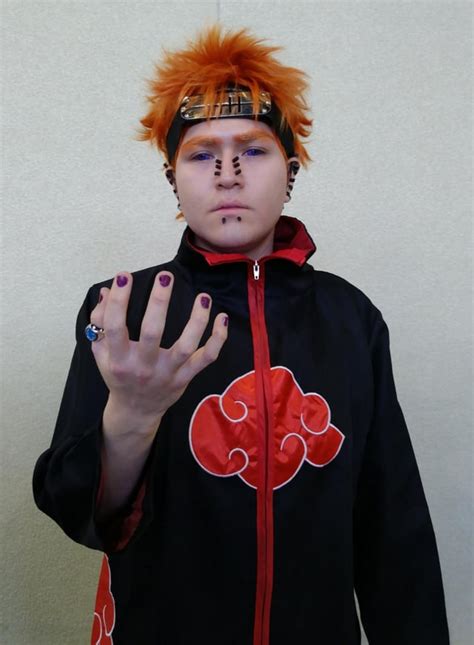 My Pain cosplay. Took me 5 hours total to get both contacts on but was 100% worth it. : r/Naruto